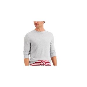 allbrand365 designer Mens Solid Pajama Top,Gray,XX-Large